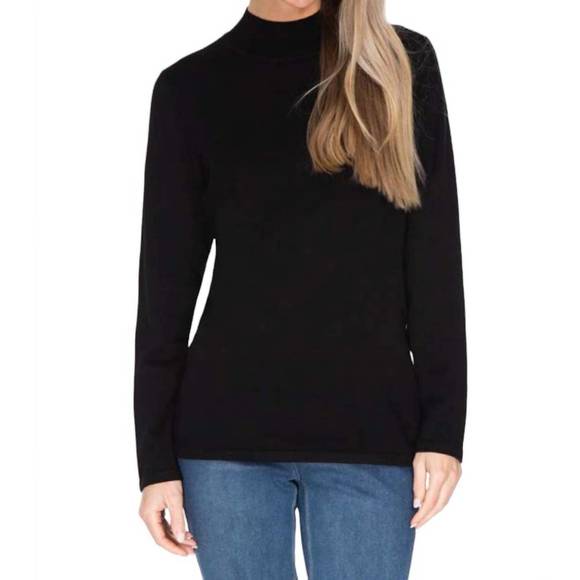 Multiples M45401KM Crochet Sleeve Sweater